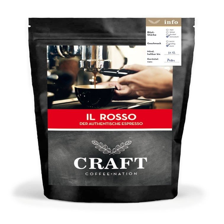 CRAFT Rosso Manufactory, 250 g Coffee Beans