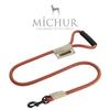 MICHUR Carola Vintage-Style Nylon Dog Leash, Brown view 1