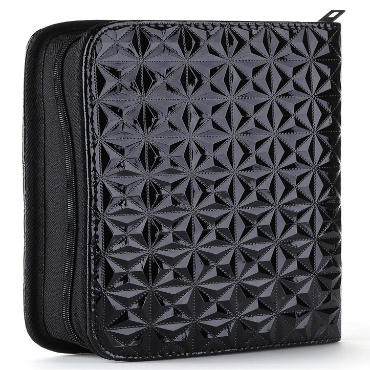 PERFEHAIR Large Hairdressing Scissors Holder Case, Black PU Leather