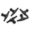 sourcing map 5pcs Black Plastic 2-Way Air Control Valve Set view 1
