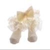 Baby Headband and Socks Set, Sizes 48–92, Ruffle Headband, Cream, Baptism (56/62) view 1