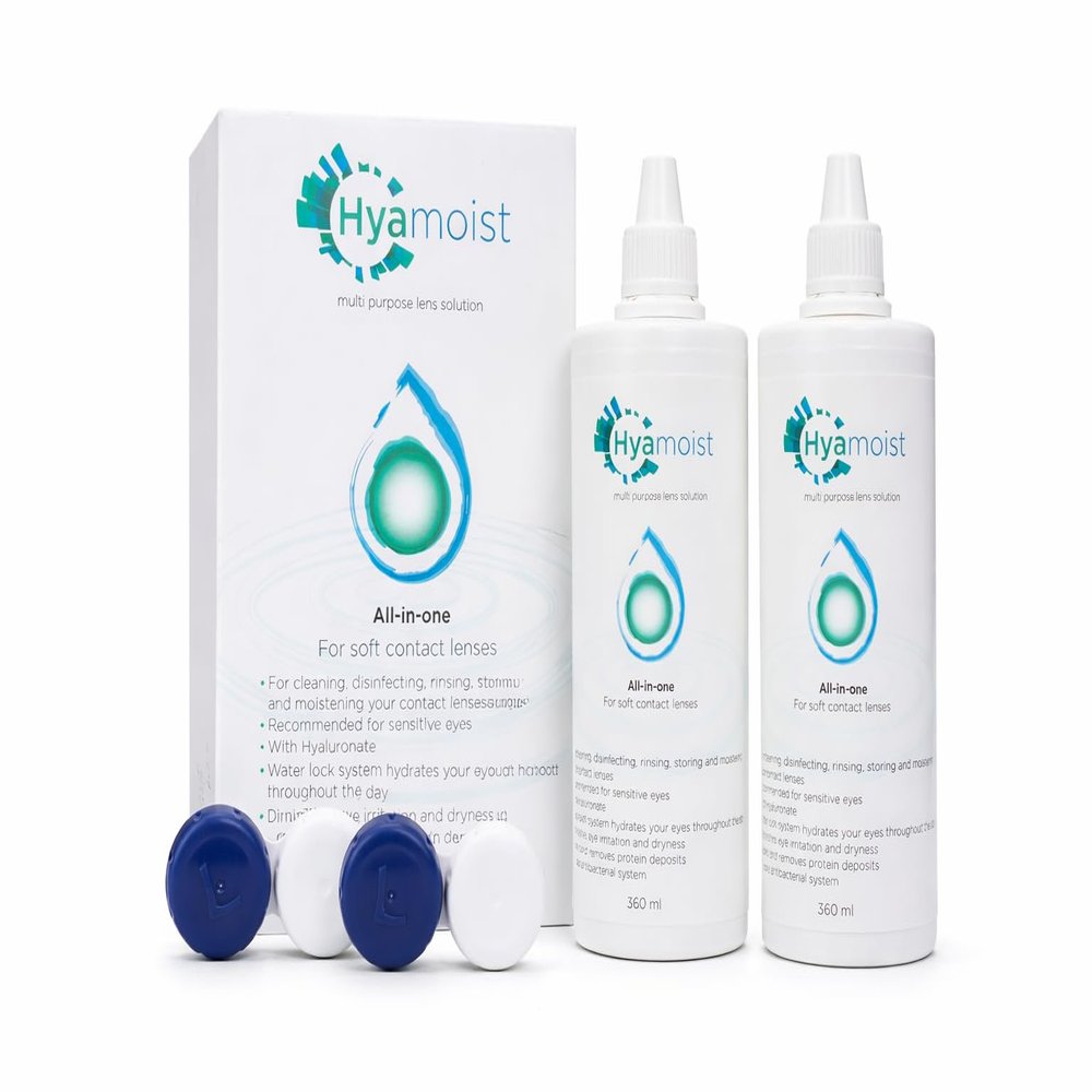 hyamoist All-in-One Contact Lens Solution 2 x 360ml