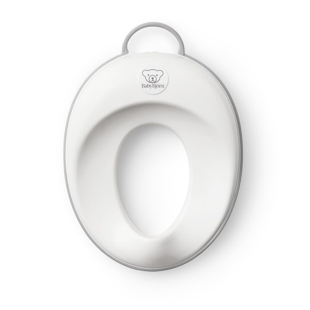 BABYBJÖRN Toilet Training Seat, White/Gray