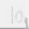 BABYBJÖRN Toilet Training Seat, White/Gray view 3