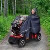 Bramble Universal Mobility Scooter Poncho with Hood and Clear Window view 2