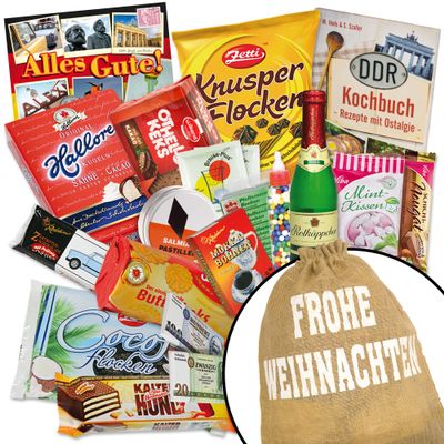 Christmas Gift Bag with Classic GDR Sweets for Mom and Dad