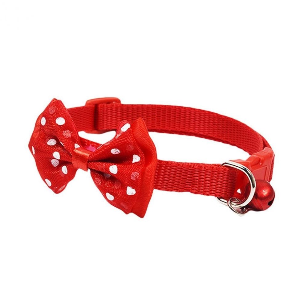 Fashionable Pet Collar, Adjustable, with Bell for Small Dogs, Puppies, Kittens