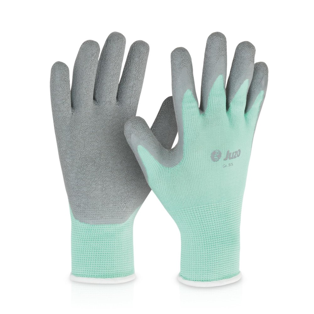 Juzo Compression Stocking Donning Gloves, Mint Green-Grey, Size XL/11