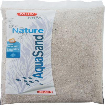 Zolux Natural Gravel for Aquarium Quartz 0.3-1.2 mm 1 kg