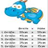 Medianlux Baby Dragon Wall Decal for Children's Room, Size 5 view 2