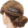 Rivelle Women's Vintage Traditional Costume Hair Comb, Antique Silver view 3