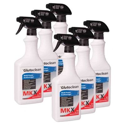 6 x Glutoclean MultiPower Heavy-Duty Cleaner MKX, 0.75 L