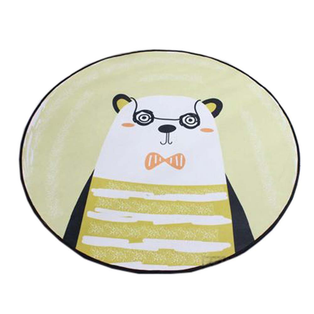 FANCYPUMPKIN Cartoon Round Rug for Children's Room, #18