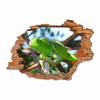 nikima 093 Chameleon on Branch Wall Decal – Wall Hole view 1