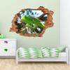 nikima 093 Chameleon on Branch Wall Decal – Wall Hole view 2