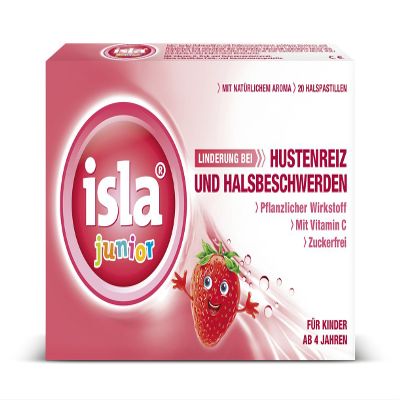 isla Junior Throat Lozenges Family Set, 5 x 20 Lozenges