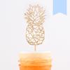 KLEINLAUT 3D Caketopper “Origami Pineapple,” 8.0 x 22 cm, Pastel Blue view 1