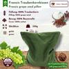 Franzis Nähstube 20 x 20 cm Green Grape Seed Pillow, 100% Cotton, Microwave Heating Pad view 2