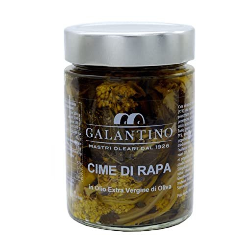 Cime di Rapa Broccoli Rabe Florets in Extra Virgin Olive Oil, 230 g