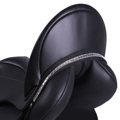 QHP Horse Saddle Decoration with Glitter and Elastic Straps