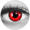 Funnylens Red Lunatic Red Contact Lenses with Black Rim, Non-Prescription, 2-Pack view 1