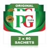 PG Tips | One Cup Tea | Original Black Tea | Created for True Tea Lovers Since 1930 | Most Refreshing and Flavorful Taste | 2-Pack | 2 x 80 Black Tea Bags view 1