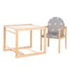 roba Convertible High Chair with Tray, Natural Wood, Padded Little Stars Seat 7512F190 view 4