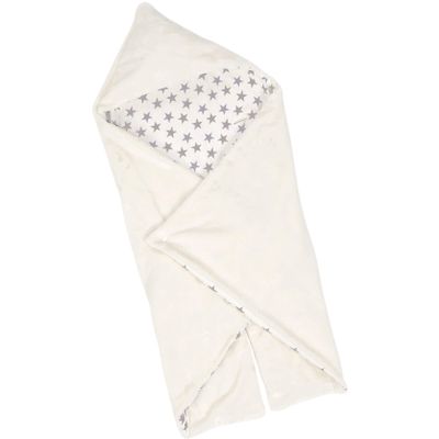 BabyCalin BBC634802 Swaddle Blanket with Separate Legs, Ecru/Stars, Multicolor, 1 Piece