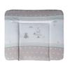 roba Indibr Changing Pad 85 x 75 cm, Soft Bear Design, PU-Coated, Gray/Brown view 1