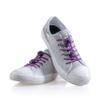 SCHNURRLIE Elastic Shoelaces, No-Tie Quick-Lacing System, Kids and Adults, 1 Pair, Purple view 2
