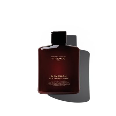 PREVIA MAN Wash Hair + Body + Shave 250 ml