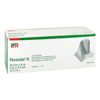 ROSIDAL K Bandage 10 cm x 5 m, 10 Count