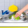 CLEANmaxx 02619 Silicone Sponge/Brush Set, 3 Pieces, Antibacterial, 12/14 cm view 2