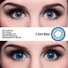Matlens EOS J-203 Blue Circle Lenses with Prescription -3.75, 2 Lenses, Case and 50 ml Solution view 4