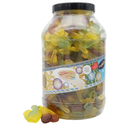 Your Treat Box | Sugar-Free Apple & Pear Gummies | 3 kg Mega Pot | XXL Bulk Pack for Parties, Candy Bars & Gifting | Juicy, Fruity & Sweet