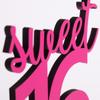 KLEINLAUT 3D Lettering Cake Topper Sweet 16, Pastel Green, 15 x 27.1 cm view 2