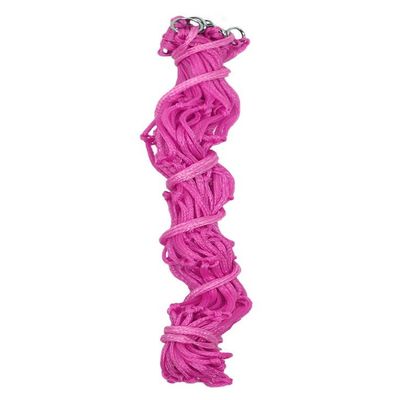 QHP Large Nylon Hay Net, Approx. 8 cm Mesh (Fuchsia)