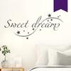 WANDKINGS Wall Decal – Sweet Dreams – 50 x 22 cm – Purple – Choose from 5 Sizes & 35 Colors view 1