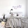 WANDKINGS Wall Decal – Sweet Dreams – 50 x 22 cm – Purple – Choose from 5 Sizes & 35 Colors view 2