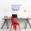 WANDKINGS Wall Decal – “Success Has Three Letters: DO!” (Goethe) – 50 x 40 cm – Traffic Blue view 2