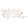WANDKINGS Wall Decal – Believe in Miracles, Love & Happiness – 75 x 32 cm – Copper view 3