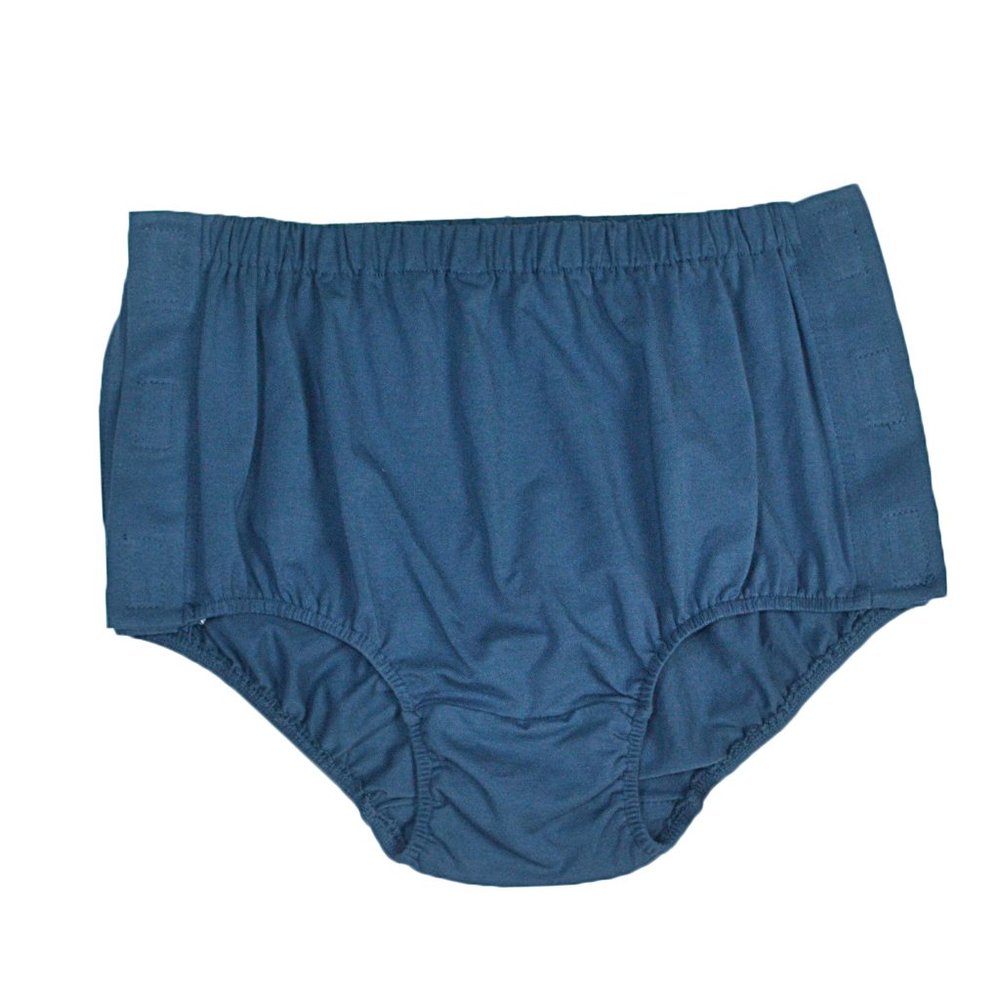Gazechimp Cotton Adult Incontinence Pants, Blue - 3XL
