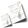 OLGS Child Health & Vaccination Record Cover Set, Boho Animal Friends | Gift Idea, No Personalization, Turtle view 2