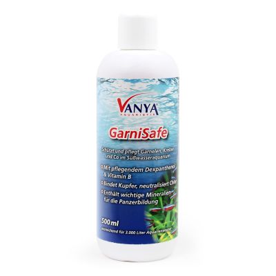 Vanya GarniSafe Water Conditioner for Shrimp and Invertebrates, 500 ml