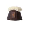 Leather Sheepskin Bell Boots, Brown, L view 1