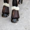 Leather Sheepskin Bell Boots, Brown, L view 3