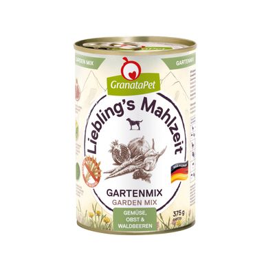 GranataPet Liebling's Mahlzeit Garden Mix, 6 x 375 g