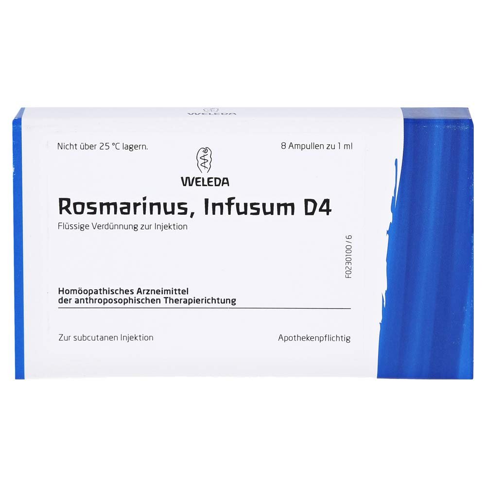 Rosmarinus D4 Ampoules, 8 x 1 ml