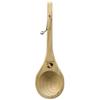 SudoreWell 40 cm Softwood Sauna Ladle with Leather Strap view 3