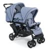 CHIC 4 BABY 274 55 Duo Sibling Stroller, Light Blue/Blue view 1